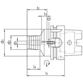 WTE Hydrodehnspannfutter DIN69893A HSK-A63 14 x 85 mm