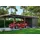 SKANHOLZ Carport Emsland 3,54 x 8,46 m grau mit Abstellraum