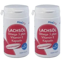 Apofit MediFit Lachsöl Omega 3 plus Vitamin E Kapseln 90 St.