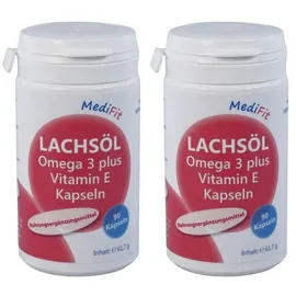 Apofit MediFit Lachsöl Omega 3 plus Vitamin E Kapseln 90 St.
