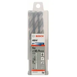 Metallbohrer HSS-G, DIN 338, 10,9 x 94 x 142 mm, 5er-Pack