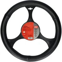Carpoint Lenkradhülle Universal Leder - Schwarz