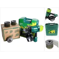 Prebena 8XR-CNW90 Coilnagler Druckluftnagler im Transportkoffer + CNW31/90BKRI Coilnägel