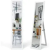 Homcom Ankleidespiegel Aluminium, Glas,