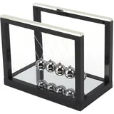 Newton Cradle Balance-Bälle, Edelstahl-Balance-Bälle, Bodenspiegel, Stressabbau, Schaukelbälle, Tischdekoration, Lustiges Wissenschaftszubehör, Pendelball für Heimdekoration