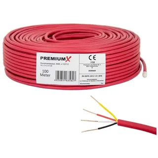 Kabel & Leitungen Brandmeldekabel BMK-JY(ST)Y 4x2x0,8 Eca 100m-Ring, rot