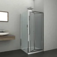 SANOTECHNIK Duschtrennwand »Elite«, B x H: 88 x 195 cm - transparent