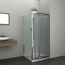 SANOTECHNIK Duschtrennwand »Elite«, B x H: 88 x 195 cm - transparent