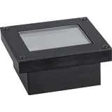 Paulmann Solarleuchte Kunststoff 8 x 8 cm inkl. 1x0,1 W Warmweiß Schwarz