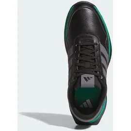 adidas S2G 26 LEATHER SPIKELESS GOLFSCHUH - Core Black / Grey Four / Court Green - 43 1/3