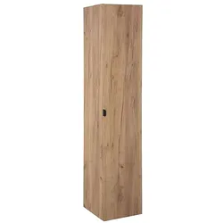 Hochschrank Serie LOSSA, 1 Tür, Anschlag rechts, asteiche cortina, 350 x 1625 x 370 mm - 93 170 10