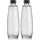 Sodastream Duo weiß + 2 Glaskaraffen+ 2 PET-Flaschen + Zylinder