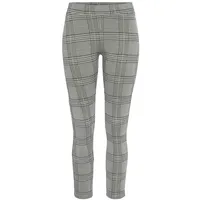 LASCANA Leggings Damen grau grün kariert Gr.48/50