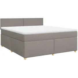 vidaXL Boxspringbett 180 x 200 cm Taupe