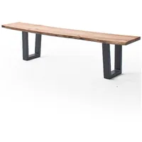 Lomadox Esszimmer Sitzbank mit 200 cm Breite, Akazie massiv,