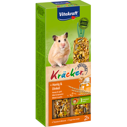 VITAKRAFT KRACKER 2tlg. D/Hamster Honig/Dinkel (Rabatt für Stammkunden 3%)