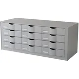 Paperflow Sortierstation 9H444L2.02 85,7x32,9x34,2cm 12Fächer grau
