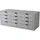 Paperflow Sortierstation 9H444L2.02 85,7x32,9x34,2cm 12Fächer grau
