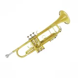 Standard Trompeten Gold Messing Trompete Körper B Flache Blasinstrument Tragbare Standard Trompete Professionelle