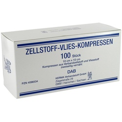 Zellstoff Vlies Kompressen 10x10cm unsteril