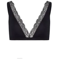 Hanro Soft Cup BH Cotton Lace Black, 75A
