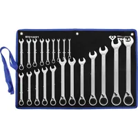 BRILLIANT TOOLS Ratschenringschlüssel-Satz 21-tlg.