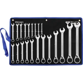 BRILLIANT TOOLS Ratschenringschlüssel-Satz 21-tlg.