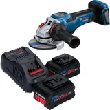 Bosch Professional, Winkelschleifer, Bosch GWS 18V-15 PSC Professional Akku Winkelschleifer 18 V 125 mm BITURBO Brushless + 2x ProCORE (125 mm)