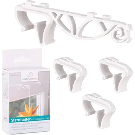Innoperform Sternhalter mit Kabelführung für Fenster-Bilder Deko Stern