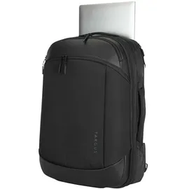 Targus TBB612GL 15,6" EcoSmart Mobile Tech Traveler XL-Rucksack - Schwarz Ergonomische Clamshell-Design