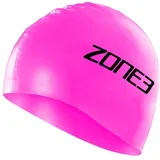 ZONE3 Schwimmen Badekappe, Hi-Vis Pink, One Size