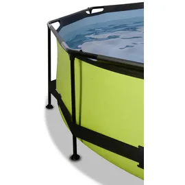EXIT TOYS Lime Pool 244 x 76 cm grün inkl. Filterpumpe