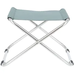 Hocker Chico aus Aluminium, Salbei