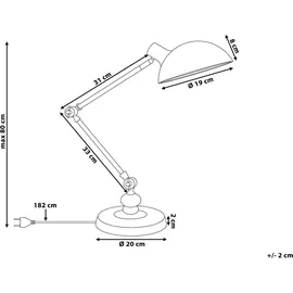 Beliani Meramec Weiß