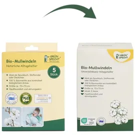 Grünspecht Bio-Mullwindeln (5St)