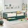 Homestyle4u Kinderbett 90 x 200 cm Kiefer massiv lackiert Grün