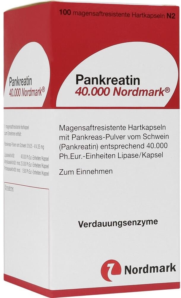 Pankreatin 40.000 Nordmark 100 ST