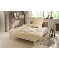 OTTO home Naturfaserbettdecke OTTO HOME "Baumwolle 60 C, Bettdecke 135x200 cm, 155x220 cm, 200x200 cm", beige (natur), B:135cm L:200cm, Bezug: 100% Baumwolle. Füllung: 100% Baumwolle, Bettdecken, Bettdecken, Sommer, Winter, 4 Jahreszeiten, Decke, Made in Germany