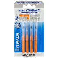 Inava Interdentalbürsten, 1,2 mm, Orange, 4 Stück,