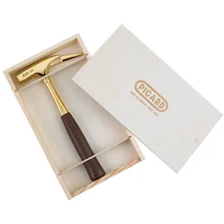 Picard Latthammer vergoldet in Holzkiste Nr. 298f geraut