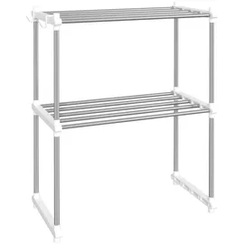 vidaXL Mikrowellenregal 51x27x63 cm Weiß