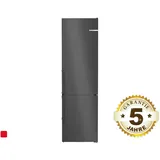 Bosch KGN39VXAT Stand-Kühl-Gefrier-Kombination Gebürsteter Stahl Schwarz