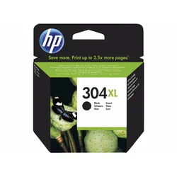 HP 304XL (N9K08AE) Original Tintenpatrone Schwarz Kompatibilität: HP DeskJet 3000er / 2000er Serie, HP ENVY 5000er Serie