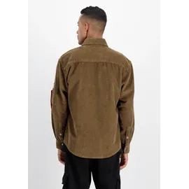 Alpha Industries Cord Überhemd Beige XL