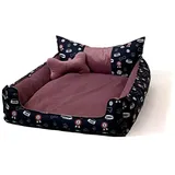 go gift Haustierbett XXL 110 x 90 cm rosa
