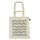 mugesh Tragetasche Notenzeilen beige 40 x 37 cm