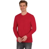 Trigema T-Shirt » Langarmshirt aus 100% Baumwolle«, (1 tlg.), Gr. XXL, kirsch, , 92624139-XXL