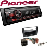 Pioneer 1-DIN Autoradio USB AUX Android Set für Fiat