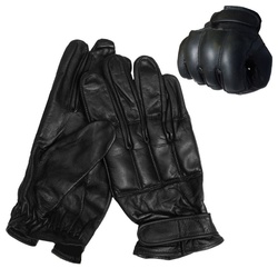 Mil-Tec Lederhandschuhe »Security Handschuhe Defender Quarzsand« S