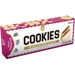 Nanosupps COOKIES - Protein Cookies (128 g, Peanut Butter & Jelly)